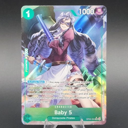 One Piece Baby 5 OP05-034 R* Full Art - Premium Booster
