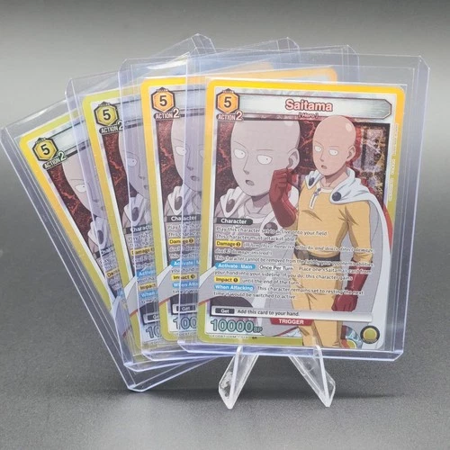 Saitama OPM-1-018 Super Rare SR Holofoil x4 Playset