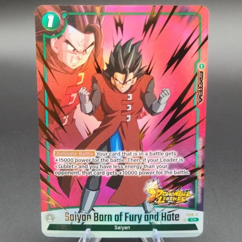 Saiyan Born of Fury and Hate FS10-17 C* Alternate-Dragon Ball Su