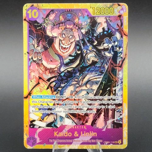 One Piece Kaido & Linlin OP08-119 SEC Original Print