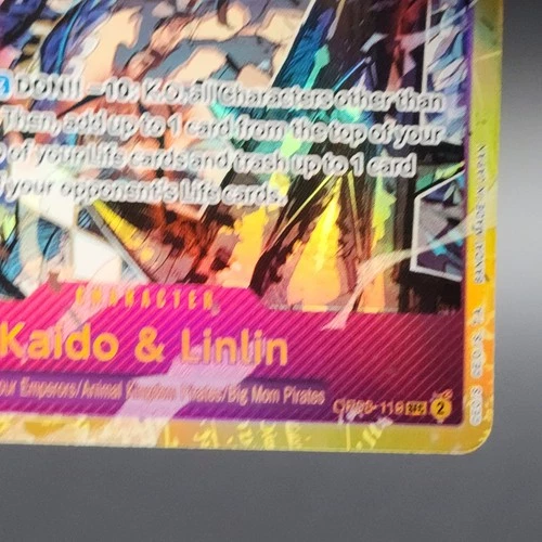 One Piece Kaido & Linlin OP08-119 SEC Original Print - photo 5