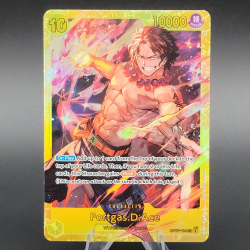One Piece Portgas.D.Ace OP07-119 SEC Secret Rare - 500 Years in