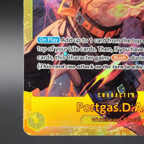 One Piece Portgas.D.Ace OP07-119 SEC Secret Rare - 500 Years in - photo 4