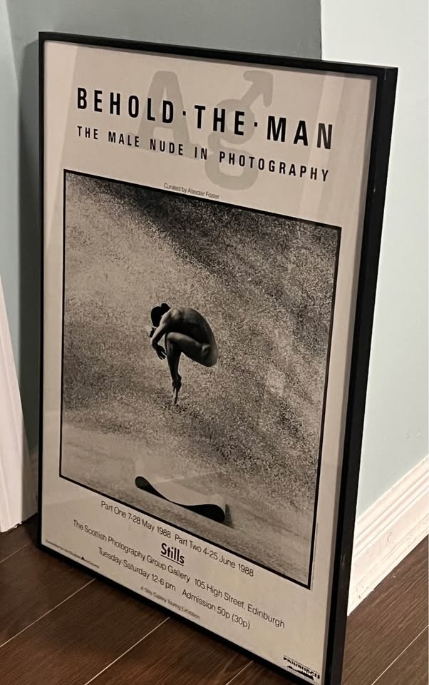 Vintage 1988 Photography Exhibition Poster – Behold the Man – Fr - photo 2