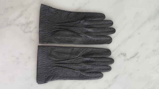 mens leather gloves - photo 3