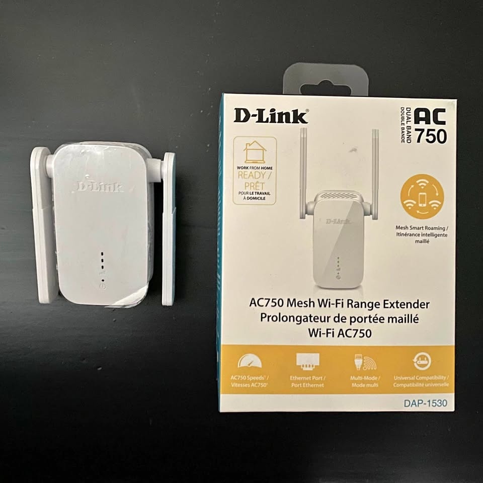 D-Link AC750 Mesh Wi-Fi Extender DAP-1530