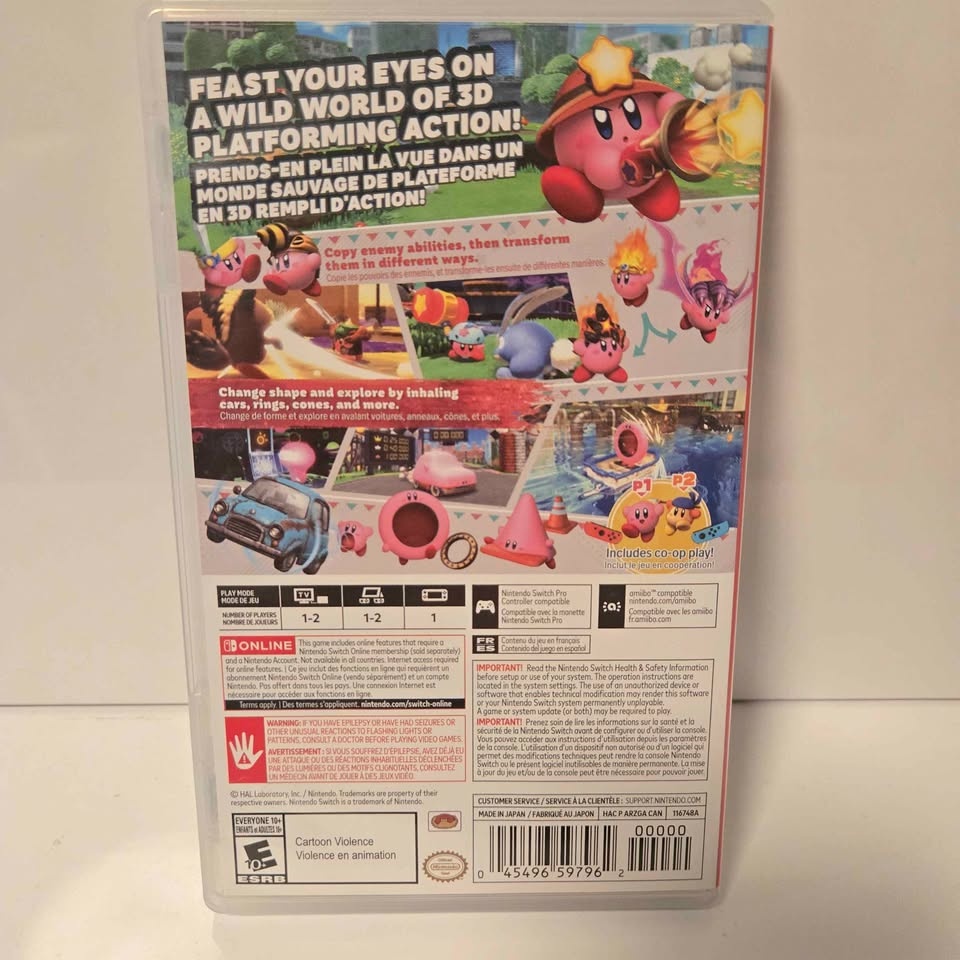Nintendo Switch Kirby and the Forgotten Land Game - photo 2