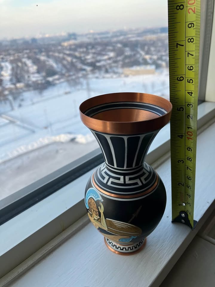 Handmade Copper Greek Vase - photo 2