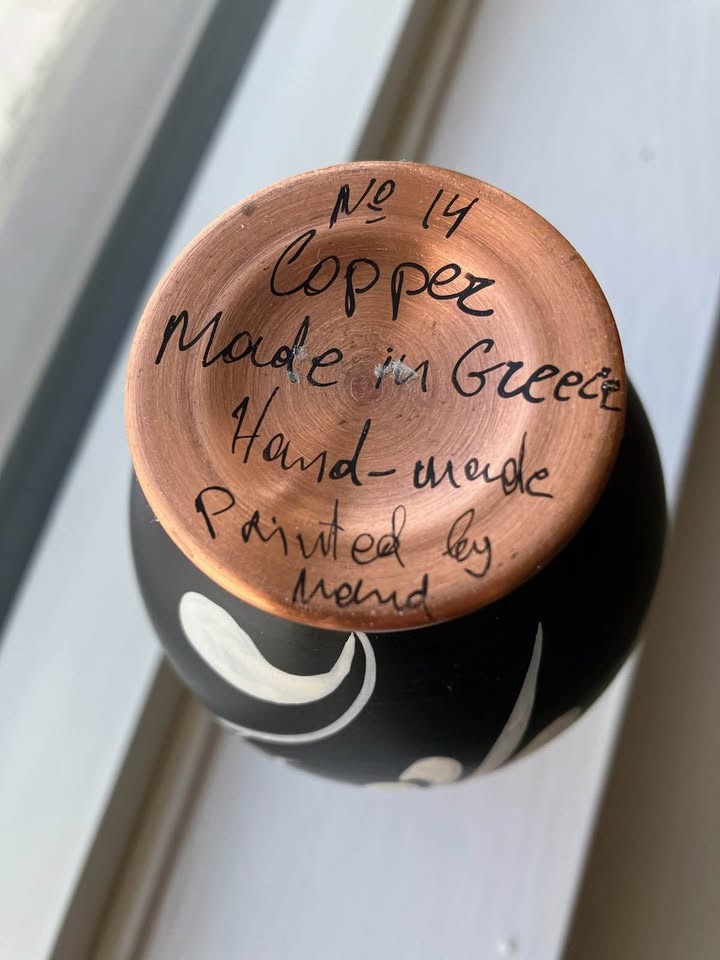 Handmade Copper Greek Vase - photo 4