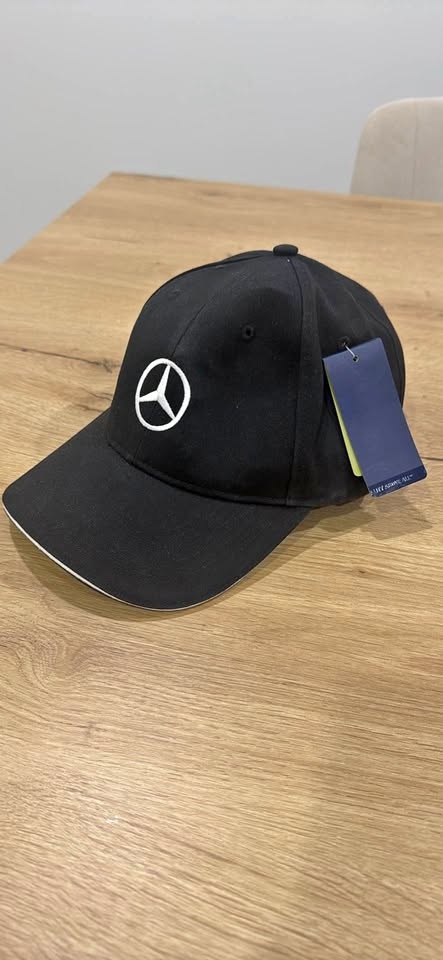 Mercedes-Benz Black Baseball Cap with Maple Leaf New