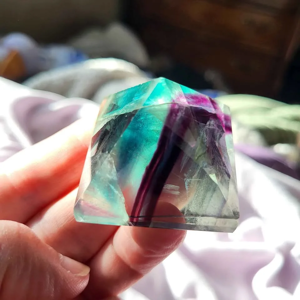 Rainbow Fluorite Pyramid image indicator(8)