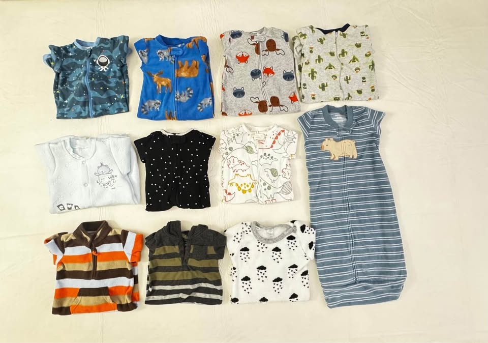 3m - 6m Boys Onesie/ Sleepers 11 items (#51) - photo 5