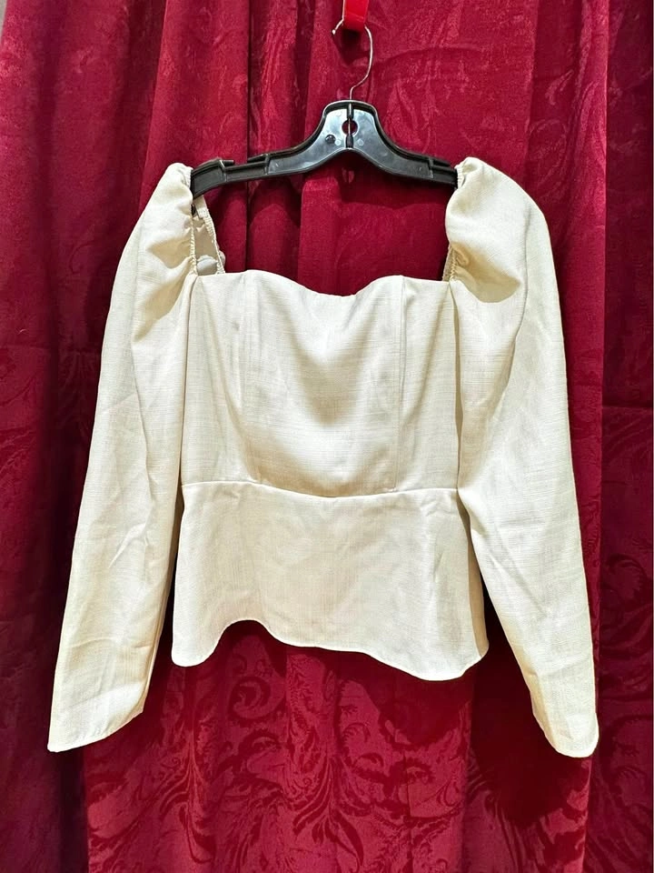 H&M Peplum Blouse - SMALL