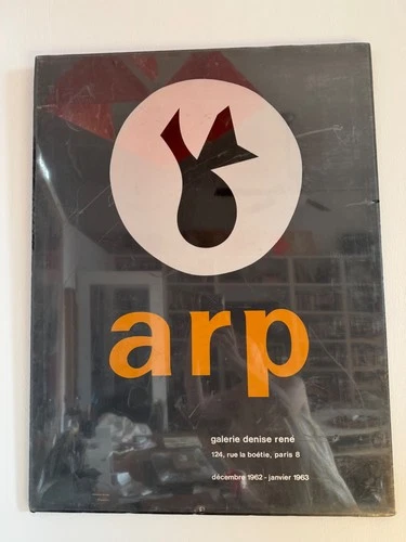 Jean Arp 1962 Galerie Denise René Exhibition Poster - Original W - photo 3