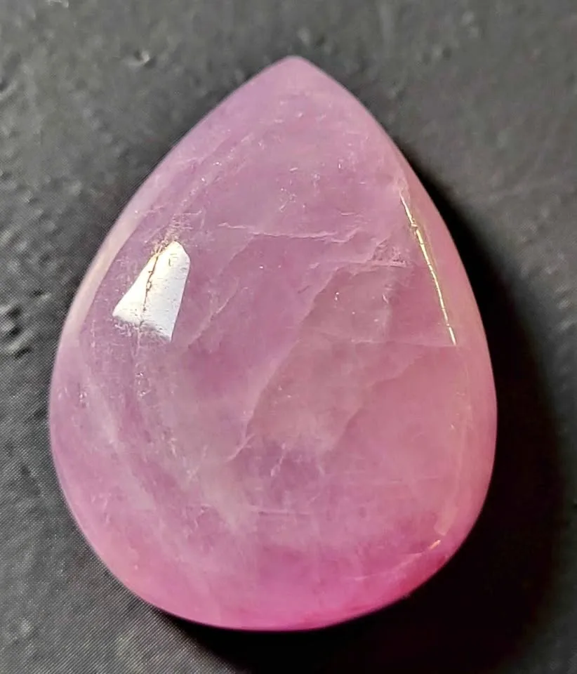 Kunzite Crystal Teardrop pendant thumbnail