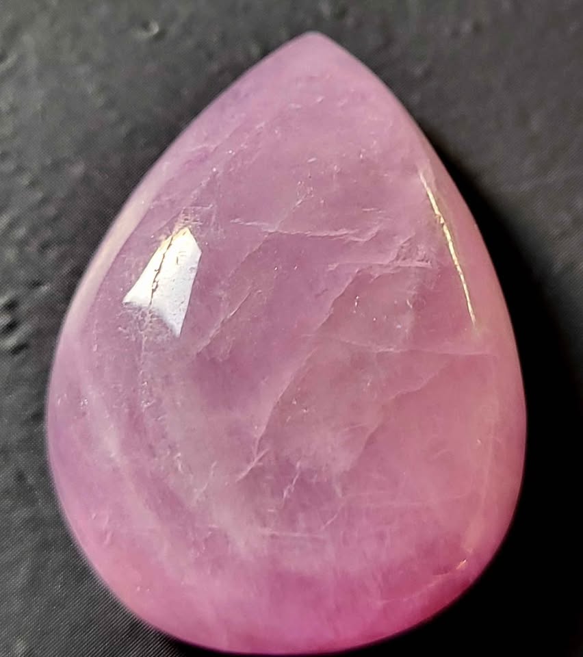 Kunzite Crystal Teardrop pendant - photo 2