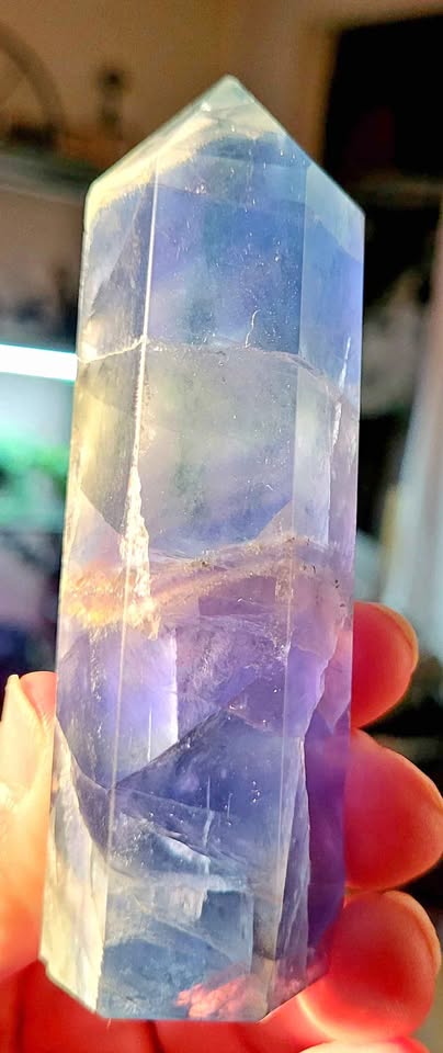 Blue Fluorite Crystal Tower