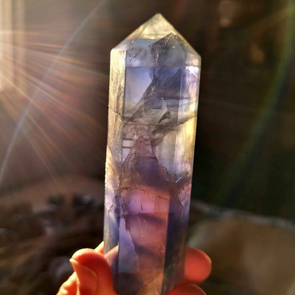 Blue Fluorite Crystal Tower - photo 5