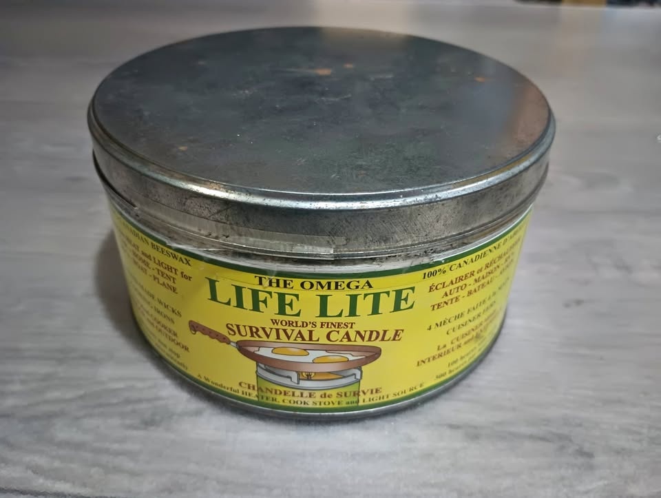 Life Lite Beeswax Survival Candle for Emergency Heat or Cooking