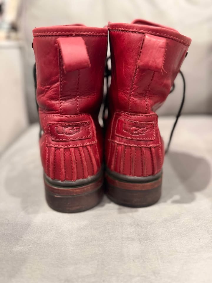 UGG Brandon Crimson Waterproof Leather Boots. Size 8 Men - photo 2