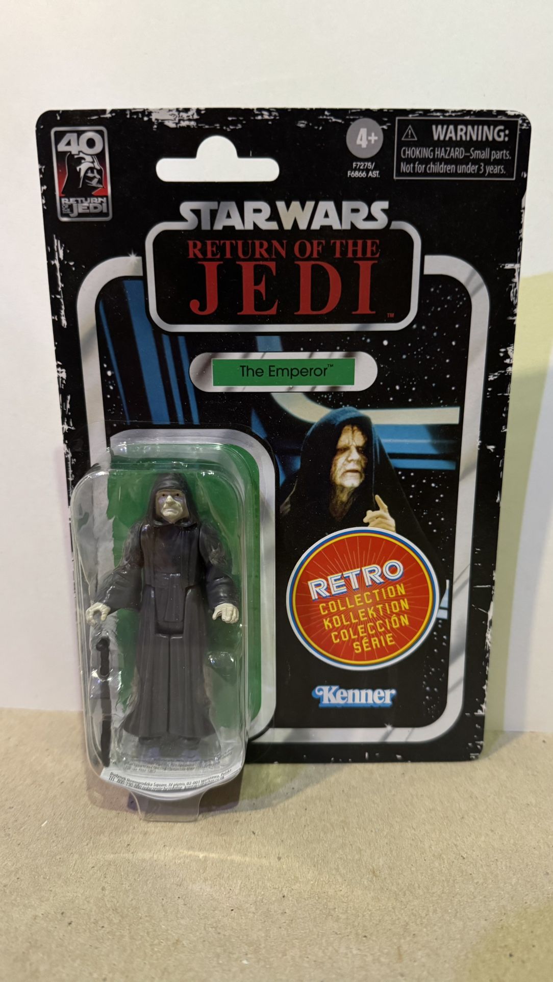 MOC Star Wars Return Of The Jedi Emperor Figure 3.75"