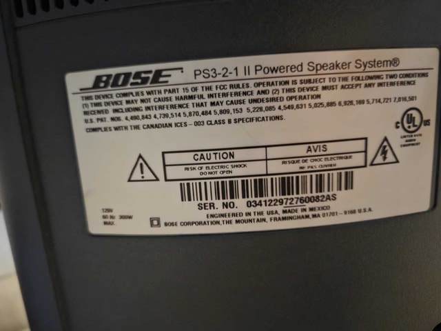 Bose PS3-2-1 Series II Powered Speaker System - photo 3