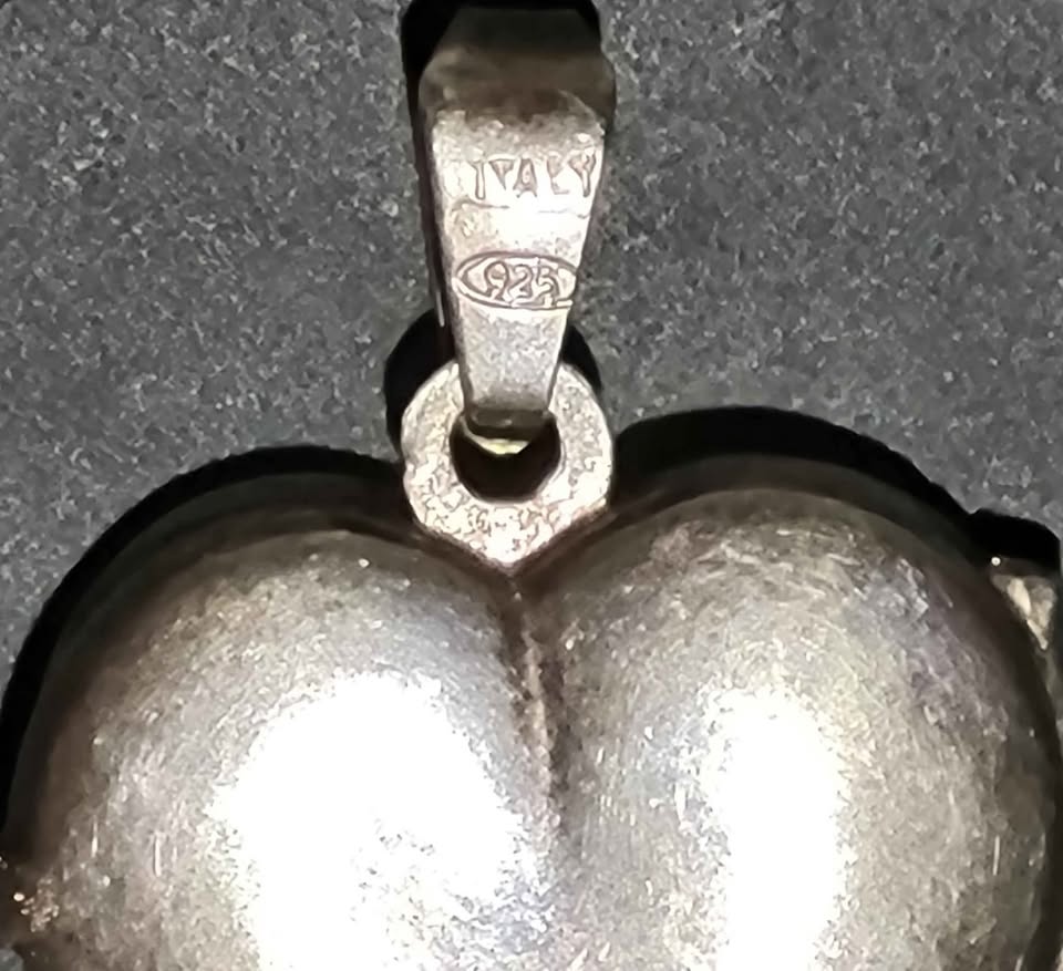 Vintage Itallian Silver Heart Locket - photo 3