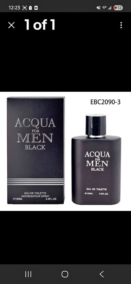 Acqua for Men Black