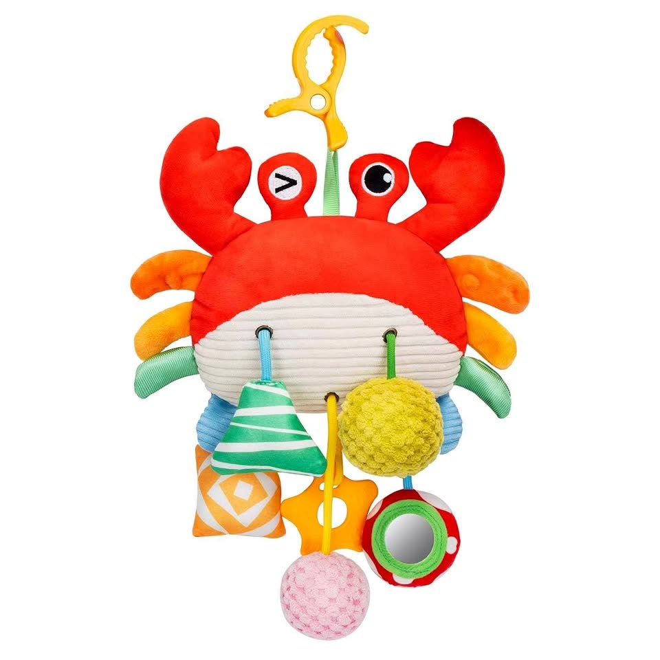 Crab Wind Chime Baby Car Seat Toy