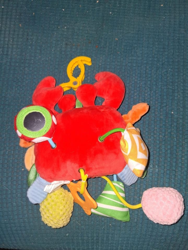 Crab Wind Chime Baby Car Seat Toy - photo 2