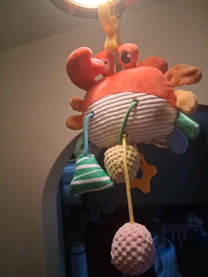 Crab Wind Chime Baby Car Seat Toy - photo 3