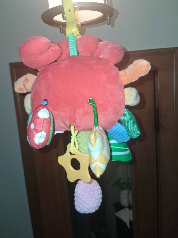Crab Wind Chime Baby Car Seat Toy - photo 4