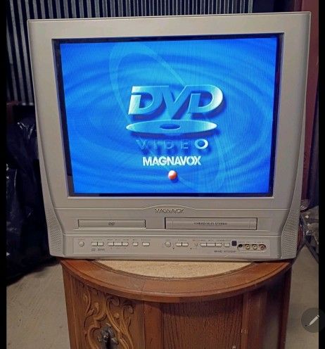 Vintage Magnavox 20" CRT TV with DVD/VCR Combo