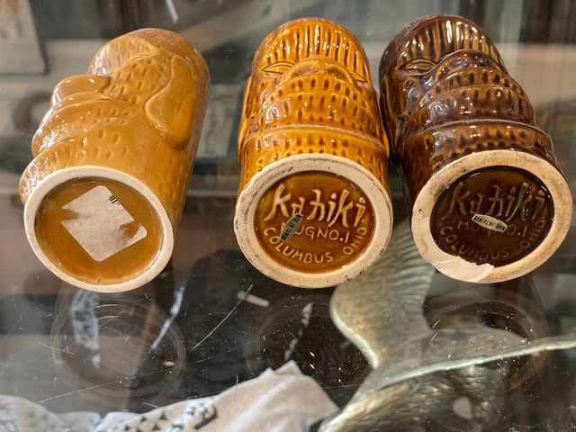 3 Kahiki Mungo Tiki Mugs Columbus Ohio Vintage Retro - photo 3