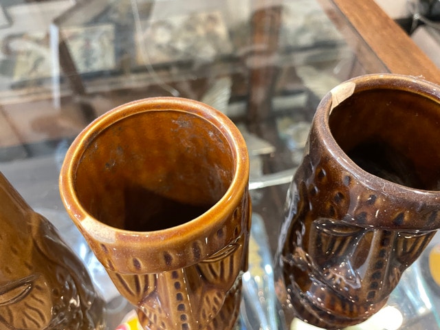 3 Kahiki Mungo Tiki Mugs Columbus Ohio Vintage Retro - photo 4