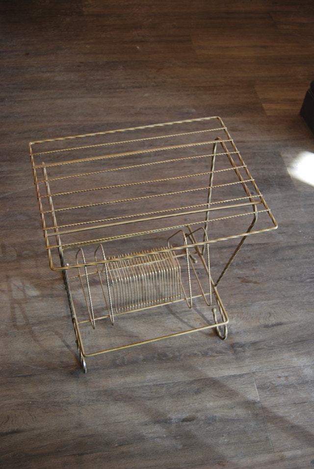 Mid Century Modern Vinyl Record Rack - photo 4