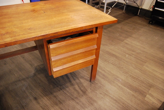 Mid Century Modern Desk Vintage Antique - photo 4