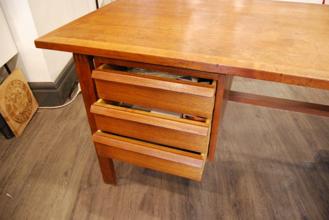 Mid Century Modern Desk Vintage Antique - photo 5