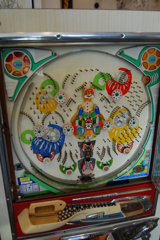 Antique Japanese Pachinko Machine Vintage Retro - photo 2