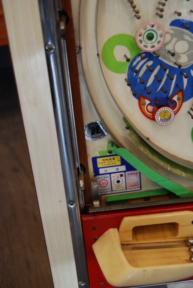 Antique Japanese Pachinko Machine Vintage Retro - photo 5