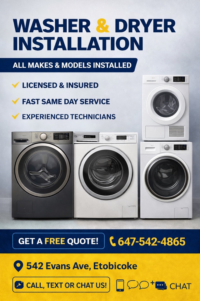 COMMERCIAL WASHER N DRYER INSTALLATION - photo 4