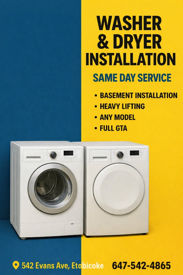 COMMERCIAL WASHER N DRYER INSTALLATION - photo 5