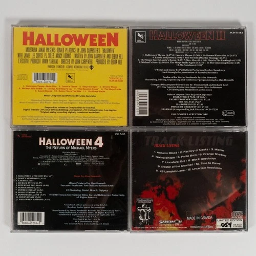 Halloween II 4 Return to Haddonfield Soundtrack CD Lot - photo 2