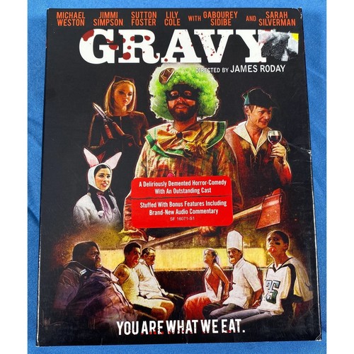 Gravy (Blu-ray, 2015) Scream Factory w/ Slipcover OOP