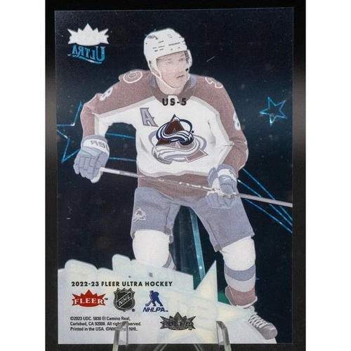 2022 Fleer Ultra Cale Makar Stars #US-5 - photo 2