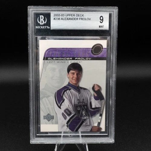2002 Upper Deck Alexander Frolov Young Guns #238 BGS 9