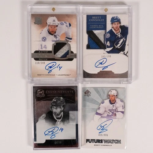 Brett Connolly Rookie Collection Upper Deck The Cup Auto Patch J - photo 2