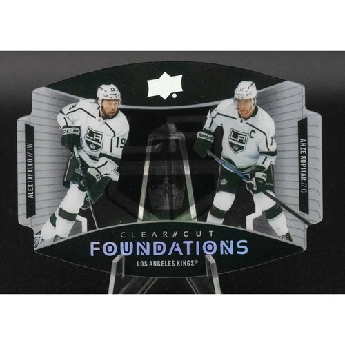 2020 Upper Deck Alex Iafallo Anze Kopitar Clear Cut #CCF-KI