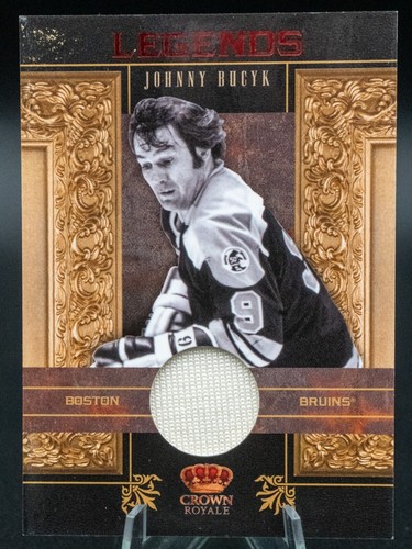 2010 Panini Crown Royale Johnny Bucyk Legends Materials #2 HOF