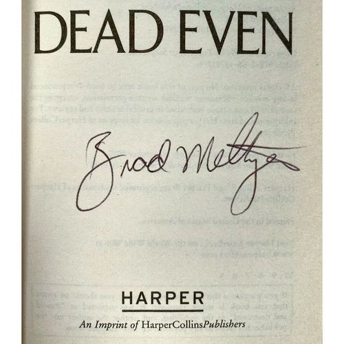 Dead Even by Brad Meltzer Signed (2010 Mass Market) - photo 2